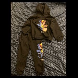 (New) Toddler Sweatsuit Fendi